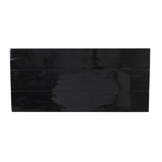 Eettafel MAYEN 220x100x78 cm  zwart