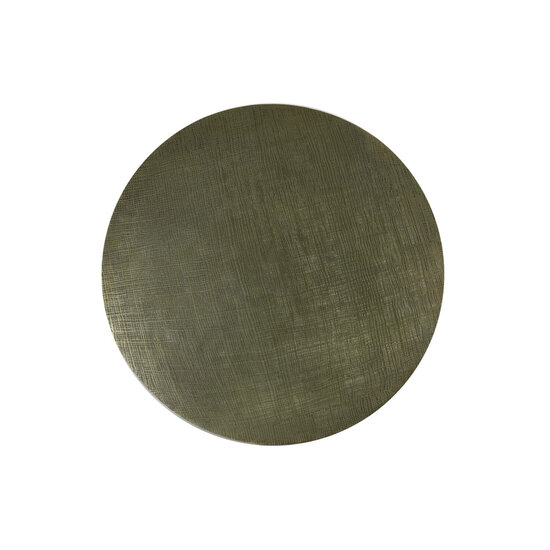 Salontafel RICKERD &Oslash;76x36cm antiek brons zwart