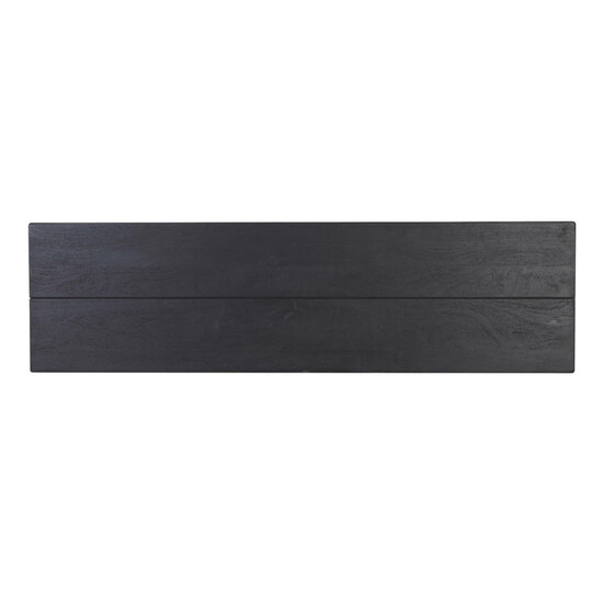 Wandtafel MUDEN 160x44x82cm mango hout mat zwart