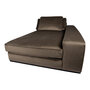 Bank BLOCK taupe sofa chaise met armleuning rechts element 